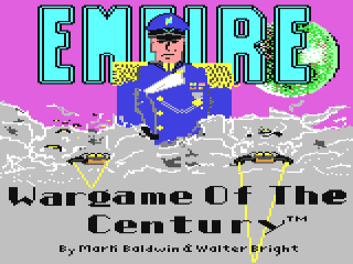 Empire: Wargame of the Century title screen for Commodore 64